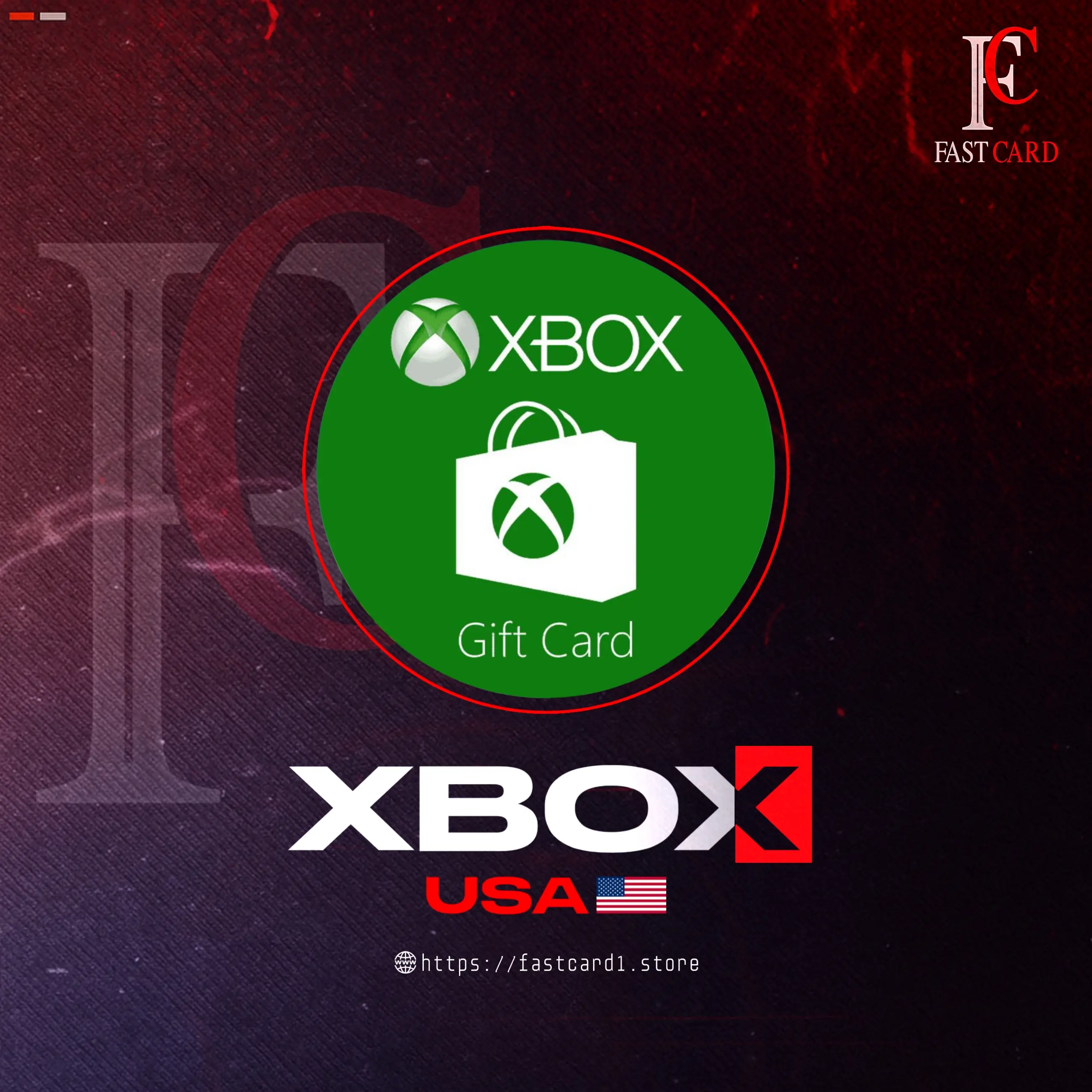 بطاقة اكس بوكس 50$ امريكي